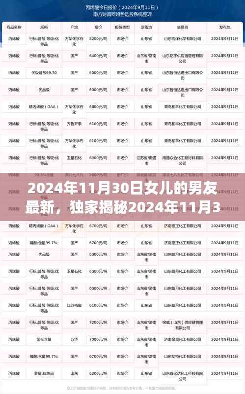 独家揭秘,女儿心中男友的最新动态——2024年11月30日全解析